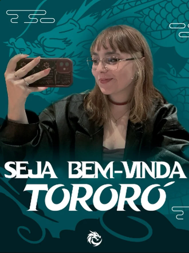 Arte de boas-vindas à criadora Tororó